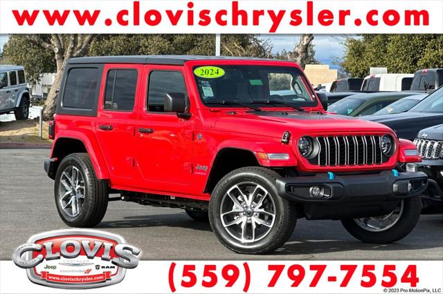2024 Jeep Wrangler 4xe WRANGLER 4-DOOR SPORT S 4xe