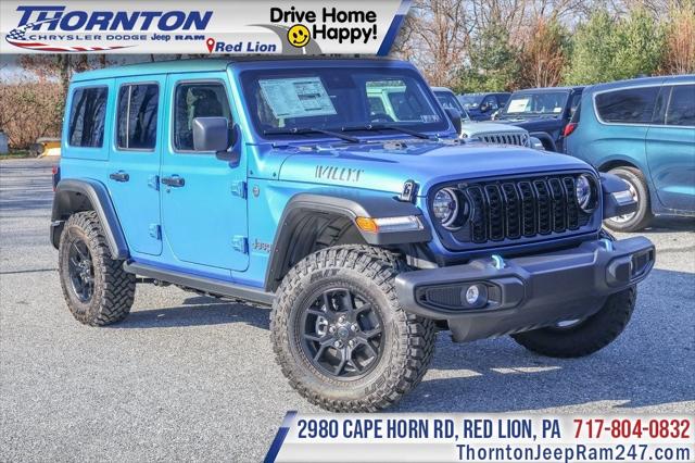 2024 Jeep Wrangler 4xe WRANGLER 4-DOOR WILLYS 4xe