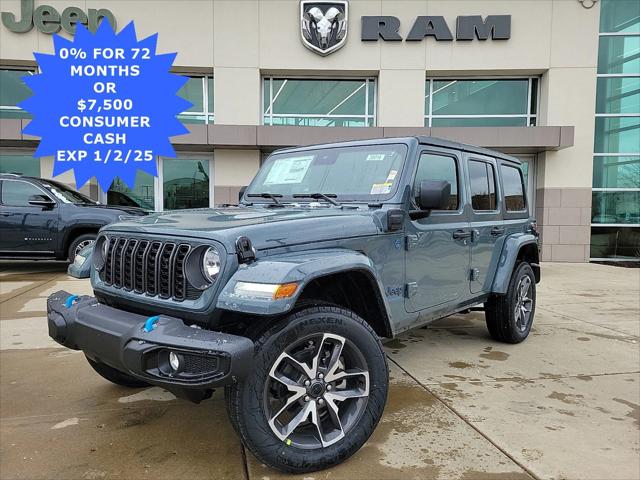 2024 Jeep Wrangler 4xe WRANGLER 4-DOOR SPORT S 4xe