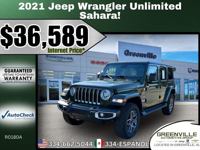 2021 Jeep Wrangler Unlimited Sahara 4x4