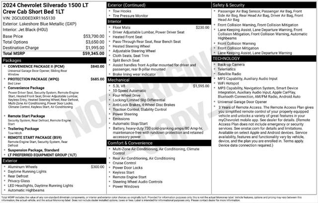 2024 Chevrolet Silverado 1500 4WD Crew Cab Short Bed LT for sale in Clinton Township, MI