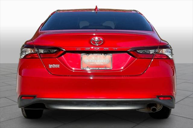 Certified Used 2023 Supersonic Red Toyota LE image 37