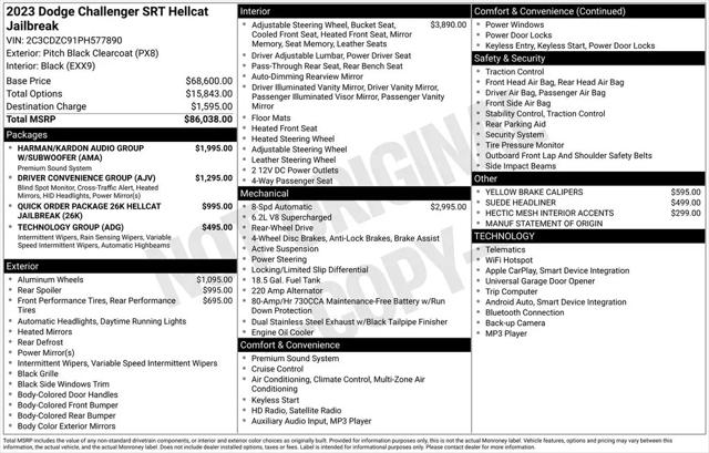 2023 Dodge Challenger SRT Hellcat Jailbreak