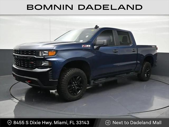 2021 Chevrolet Silverado 1500 4WD Crew Cab Short Bed Custom Trail Boss for sale in Miami, FL