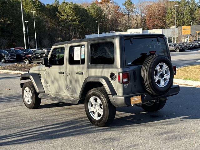 2020 Jeep Wrangler Unlimited Sport S 4X4 2020 Jeep Wrangler Unlimited Sport S 4X4