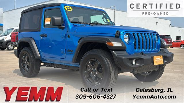 2022 Jeep Wrangler Sport S 4x4