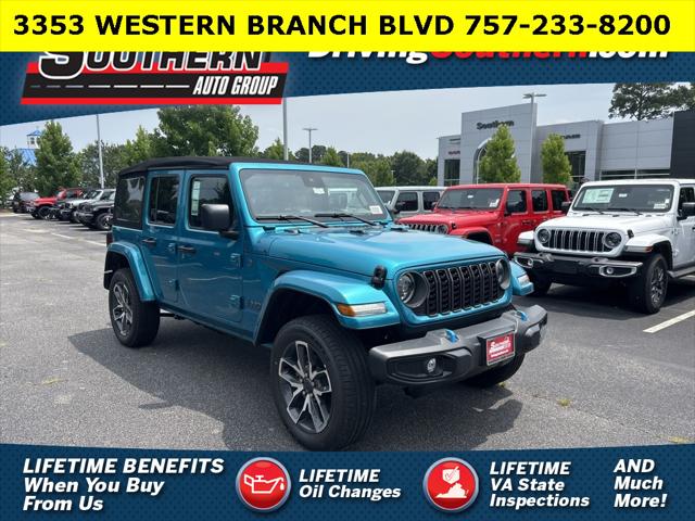 2024 Jeep Wrangler 4xe WRANGLER 4-DOOR SPORT S 4xe