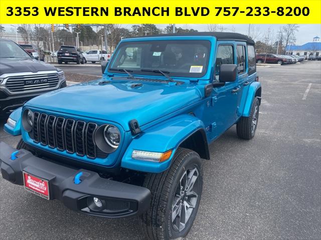 2024 Jeep Wrangler 4xe WRANGLER 4-DOOR SPORT S 4xe