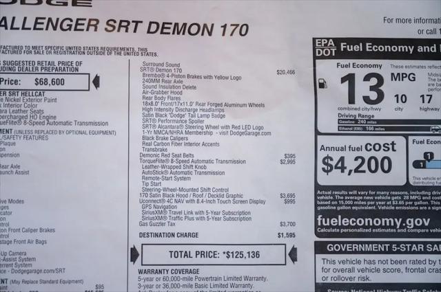 2023 Dodge Challenger SRT Demon