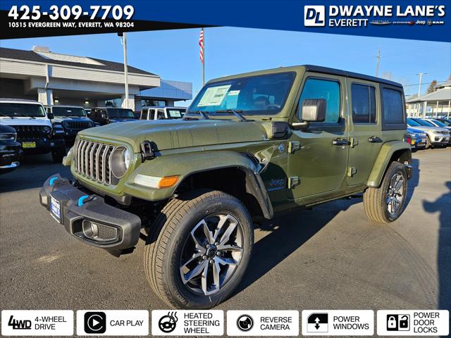 2024 Jeep Wrangler 4xe WRANGLER 4-DOOR SPORT S 4xe