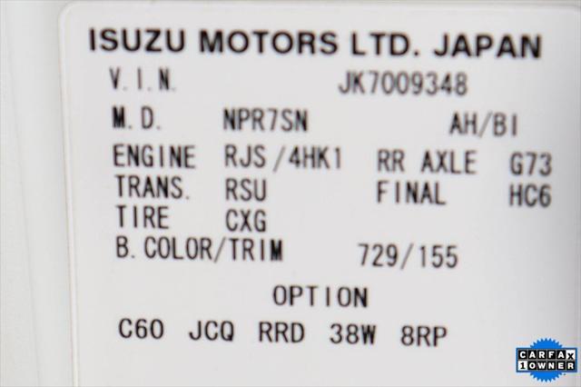 2019 Isuzu NPR Standard Cab