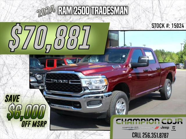 2024 RAM Ram 2500 RAM 2500 TRADESMAN CREW CAB 4X4 64 BOX