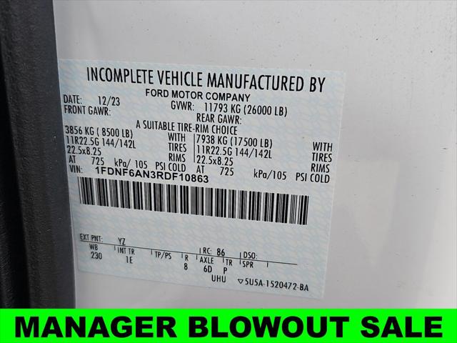 2024 Ford F-650 Straight Frame Gas Base