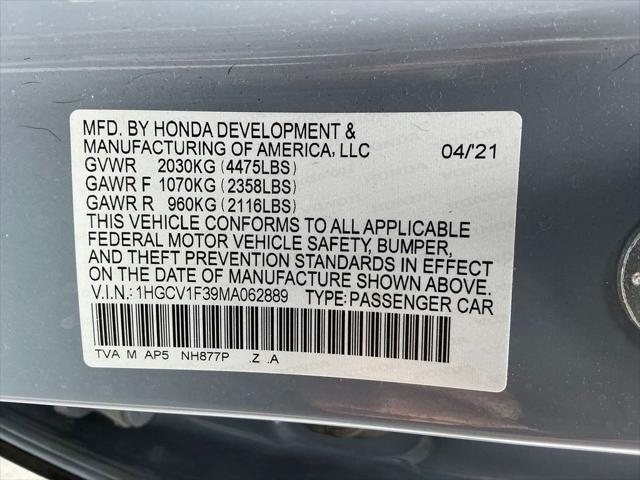 Used 2021 Honda Accord For Sale in Muscle Shoals, AL