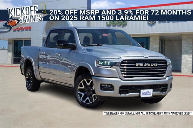2025 RAM Ram 1500 RAM 1500 LARAMIE CREW CAB 4X4 57 BOX