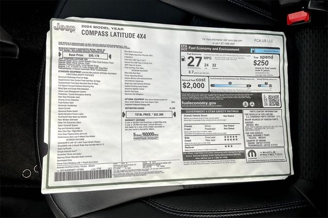 New 2024 Jeep Compass For Sale in Millington, TN