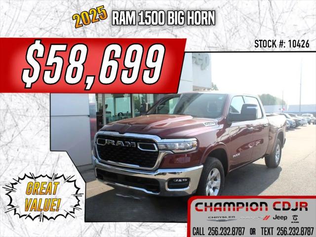 2025 RAM Ram 1500 RAM 1500 BIG HORN CREW CAB 4X4 64 BOX