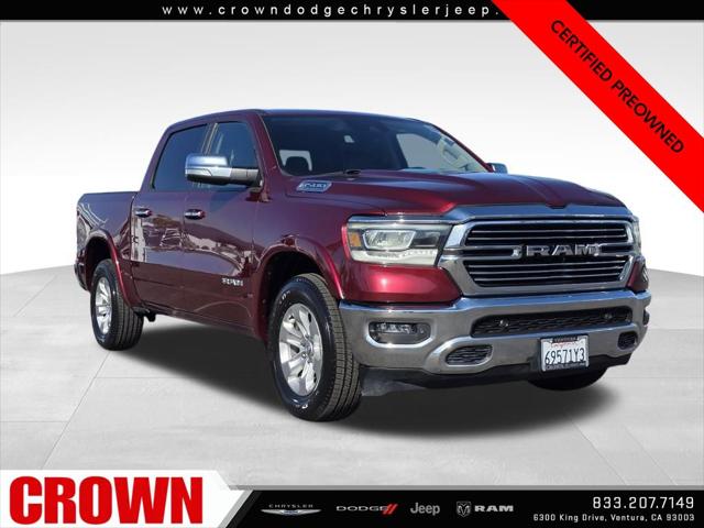 2021 RAM 1500 Laramie Crew Cab 4x4 57 Box 2021 RAM 1500 Laramie Crew Cab 4x4 57 Box