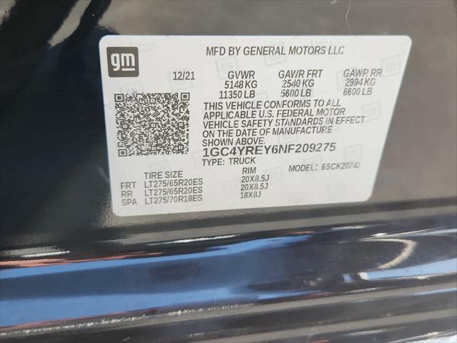 2022 Chevrolet Silverado 2500HD 4WD Crew Cab Standard Bed High Country
