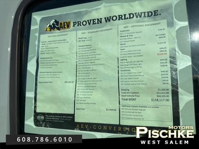 2024 Jeep Wrangler WRANGLER 4-DOOR RUBICON 392 2024 Jeep Wrangler WRANGLER 4-DOOR RUBICON 392