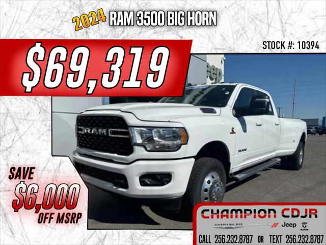 2024 RAM Ram 3500 RAM 3500 BIG HORN CREW CAB 4X4 8 BOX