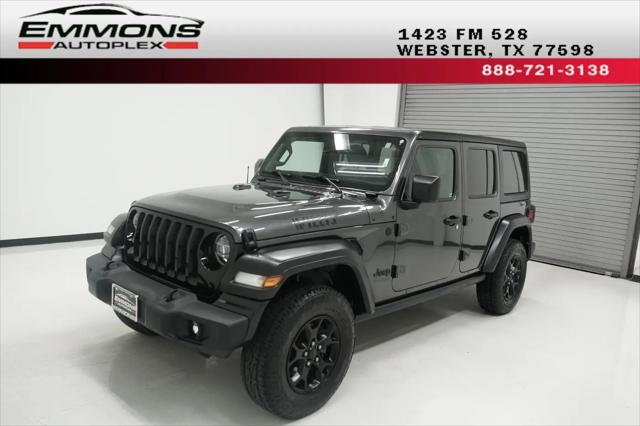 2020 Jeep Wrangler Willys 4X4 for sale in Webster, TX