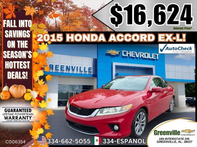 2015 Honda Accord EX-L V-6 2015 Honda Accord EX-L V-6
