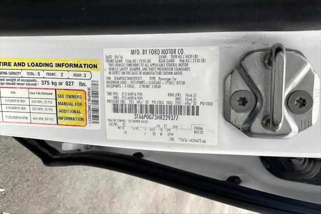 2017 Ford Fusion S
