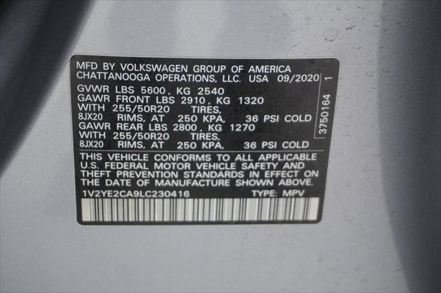 2020 Volkswagen Atlas Cross Sport 3.6L V6 SE w/Technology