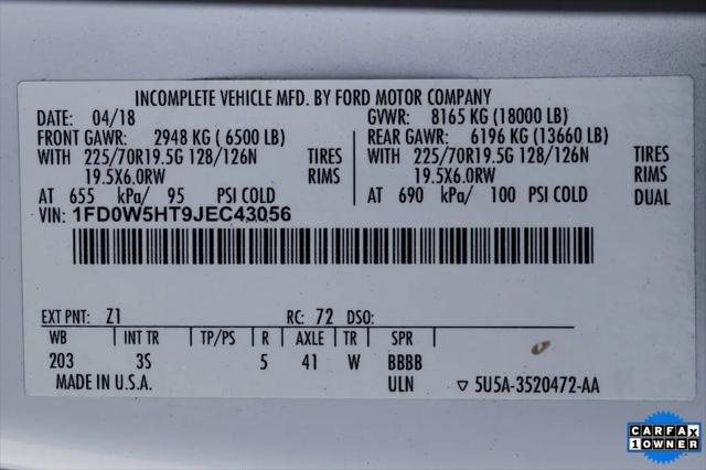 2018 Ford F-550 XLT