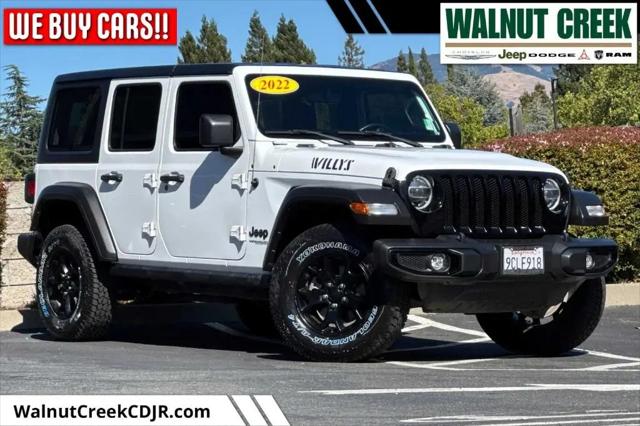 2022 Jeep Wrangler Unlimited Willys 4x4 for sale in Walnut Creek, CA