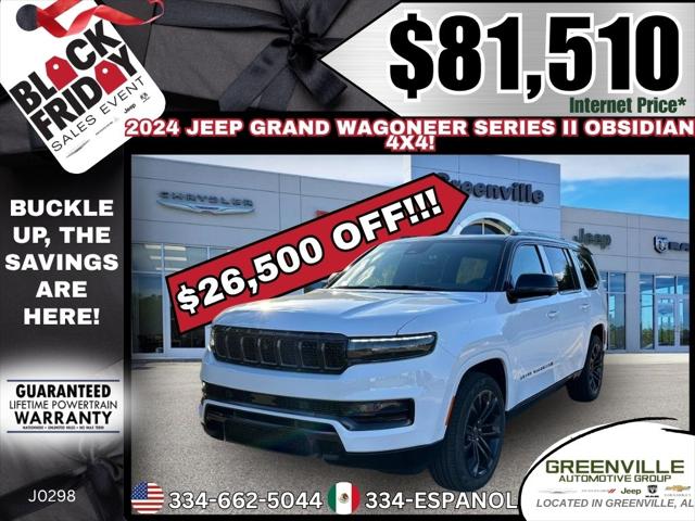 2024 Wagoneer Grand Wagoneer GRAND WAGONEER OBSIDIAN 4X4