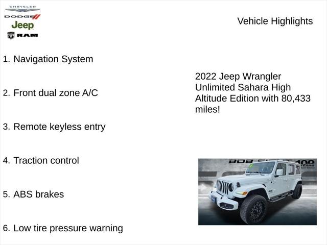 2022 Jeep Wrangler Unlimited High Altitude 4x4