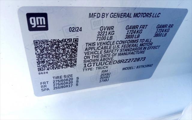 2024 GMC Sierra 1500 4WD Crew Cab Short Box Elevation with 3SB