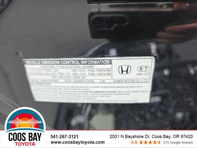 2016 Honda Civic Touring