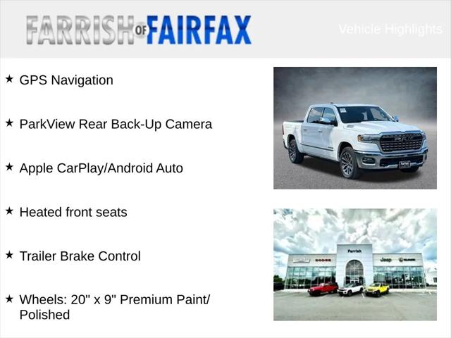 2025 RAM Ram 1500 RAM 1500 LIMITED CREW CAB 4X4 57 BOX
