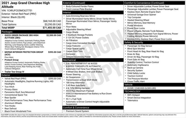 2021 Jeep Grand Cherokee High Altitude