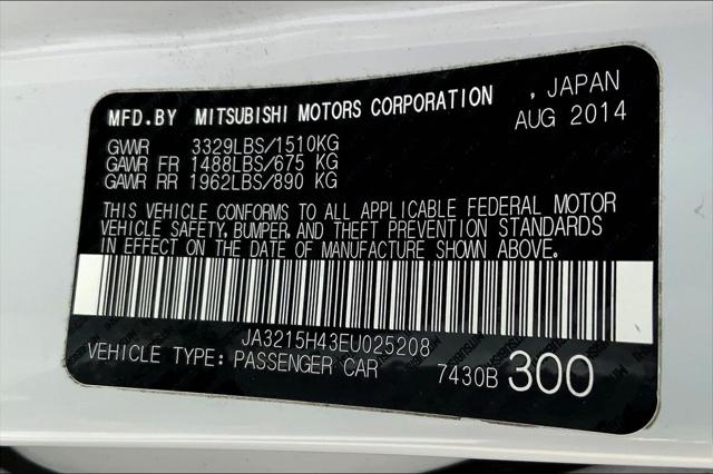 2014 Mitsubishi i-MiEV ES