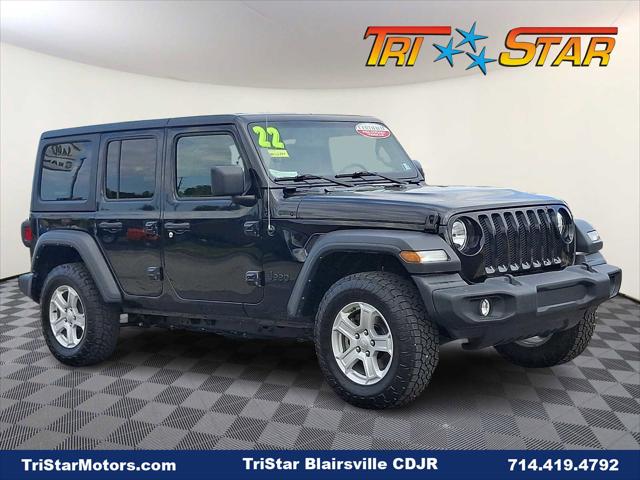 2022 Jeep Wrangler Unlimited Sport S 4x4 2022 Jeep Wrangler Unlimited Sport S 4x4