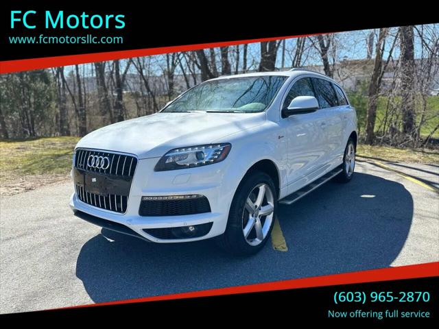 2013 Audi Q7 3.0T S line Prestige for sale in Manchester, NH