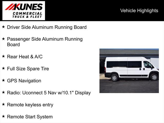 2024 RAM Ram ProMaster RAM PROMASTER 2500 SLT+ WINDOW VAN HIGH ROOF 159 WB
