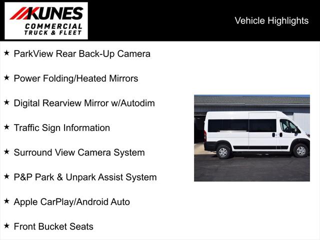 2024 RAM Ram ProMaster RAM PROMASTER 2500 SLT+ WINDOW VAN HIGH ROOF 159 WB