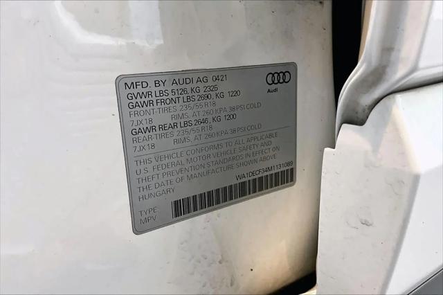 2021 Audi Q3 Premium 45 TFSI S line quattro Tiptronic