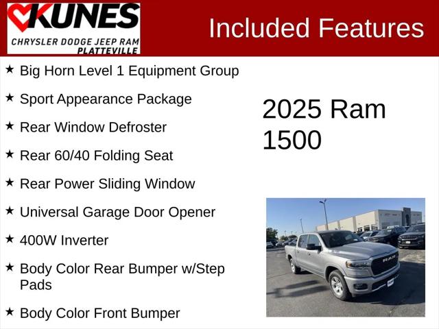 2025 RAM Ram 1500 RAM 1500 BIG HORN CREW CAB 4X4 57 BOX