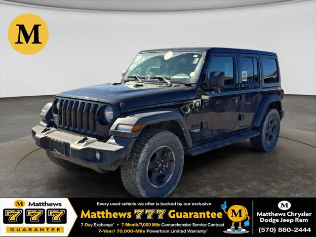 2021 Jeep Wrangler Unlimited Sport S 4x4 2021 Jeep Wrangler Unlimited Sport S 4x4