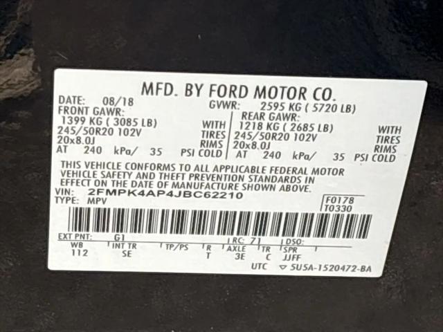 2018 Ford Edge Sport