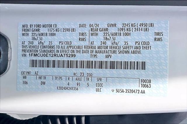 2024 Ford Escape PHEV