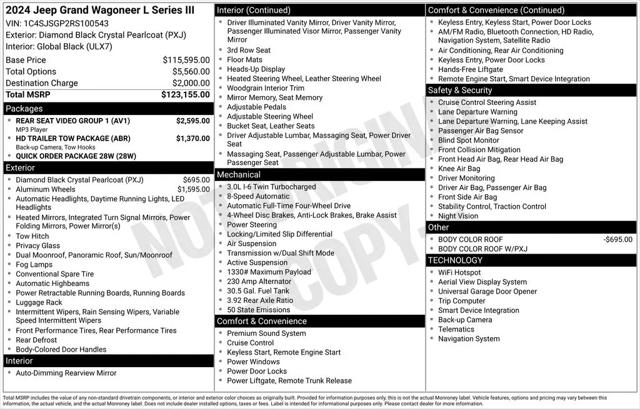 2024 Jeep Grand Wagoneer L Series III 4x4