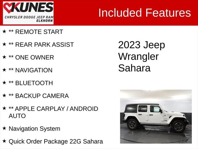 2023 Jeep Wrangler 4-Door Sahara 4x4