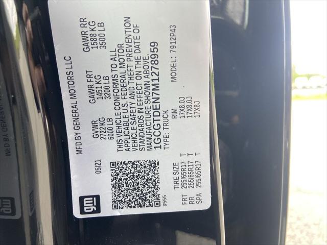 2021 Chevrolet Colorado 4WD Crew Cab Short Box Z71